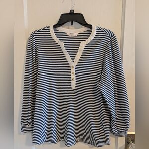 LC Lauren Conrad Nautical Stripe Women's XL blouse